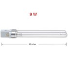9w 9 Watt Uv Replacment Bulb Lamp G23 2 Pin Base Germicidal Ultraviolet