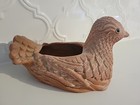Vintage Terracotta Bird Dove Planter 1985 Brazil Teleflora Decor
