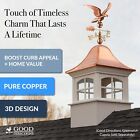 Smithsonian Eagle Weathervane     Large Pure Copper Roof Topper  38  Tall     Handcr