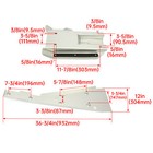 Full Chassis Glide Frame Swing Arm Skid Plate For Honda Trx 400x 400ex 1999-2014