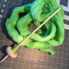   Bottom  Whorl Drop Spindle Spinning Roving Yarn Sca 12 x 2  Natural Finish 
