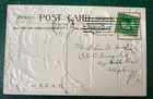 Halloween Winsch  Vintage  Postcard  Back Of Old Witch  Blackcat  Ace Of Hearts