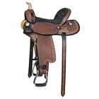 Zi Comfytack Western Horse Barrel Racing Trail Pleasure American Leather Saddle