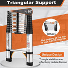 Telescoping Ladder  Stabilizers  Extension Ladder 12 5ft Standard 