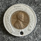 Seattle Wa Good Luck 1958-d Encased Wheat Penny Washington Federal Savings