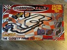 Afx Tomy Champion Rally 9941 Super G Track Set Cars Bkgrnd 50 Ft Complete Works