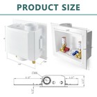  pack Of 2  Washing Machine  laundry  Outlet Box  Center Drain side Drain