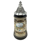 Black Garmisch Partenkirchen Shield German Beer Stein  5l One Mug Made Germany