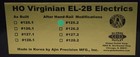 Goc Global Outlet Brass Virginian El-2b Electric Locomotive Original Box  Ho