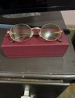 Vintage Cartier Giverny Wood Rimless Sunglasses Size 55-22-135b