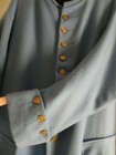 18th Century Reenactment French Blue Wool Frock Coat  excellent Condition   