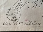1884 Canada Small Queen Registered Mail Cover F1 3c Scott 37 Almonte On Callig 