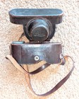 Vintage Leica Brown Leather Camera Case With Strap By Leitz  Wetzlar Germany