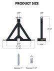 3 Point 2 Inch Trailer Hitch Receiver For Category 1  Heavy-duty Tractor Hitch