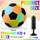 2 Pack Indoor Soccer Balls Soft Soccer Balls Size 4 For Kids Sports Gift Created