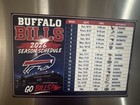 Buffalo Bills Schedule Magnet 