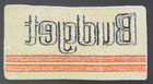Vintage Budget Car Truck Rental Patch 4 x7 5 