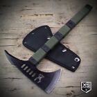 14 5  Tactical Hunting Tomahawk Axe Hatchet Survival Axe Long Handle W  Sheath