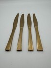 Set Of 4 Vintage Dirilyte Dirigold Empress Dinner Knives 9 
