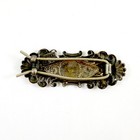 Vintage Sterling Silver Hair Barrette Ornate Victorian Art Nouveau