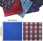 52 Pcs Men   s Pocket Squares Soft Silk Handkerchiefs Suit Wedding Accessories