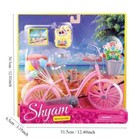 Fits Barbie Shyam Bicycle Girl Set Bike  Balloons  Basket  Backpack Nip