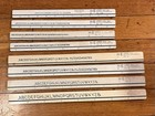 Vintage Keuffel   Esser K e Leroy Lettering 8 Template Tracing Set Drafting Kit