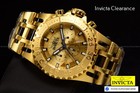 Invicta Coalition Forces Men s Chronograph Watch  50mm  Dark Blue  Gold Tone