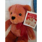 Vintage Avon Teddy Bear 2002 Musical Plush 100th Anniversary W  Tag Works