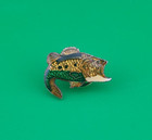 Bass Fish Open Mouthed Enamel Fish Shaped Lapel Hat Vest Pin