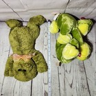 Dan Dee Collector s Choice Green Frog Plush Lot Stuffed Animal Toys Fishing