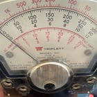 Vtg Triplett Model 310 Type 4 Voms Analog Multimeter With Leads And Leather Case
