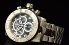 Invicta Men s Sea Hunter Chronograph Black Dial Swiss Made Watch 50mm Day date