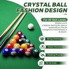 Hmqq Billiard Balls Set 2-1 4  Regulation Size Pool Table Balls For Replaceme   