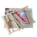 Diy Wooden Weaving Loom Kit - Craft Tapestry Frame For Beginners   Experts  10x1