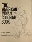 1969 American Indian Coloring Book  unused  Tom Underwood Cherokee Publications 
