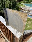 Vintage Bell System Public Telephone 2 Sided Porcelain Flange Sign  11  X 11 