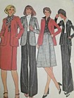 Mccall s 5338 Blazer Jacket Skirt Pants Sewing Pattern Business Suit Cut Vtg 70s