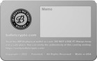 Ballet Bitcoin Hardware Wallet Card - Offline Cold Storage  single 
