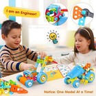 Moontoy Stem Toys For 3 4 5 6 7 8  Year Old Boy Birthday Gift  Building Toys    