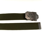 Boy Scout Belt  Men s Size Logo Buckle Olive Green  42  Long