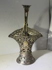 Antique German Hanau Silver 800 Brides Basket Georg Roth Crown And Moon