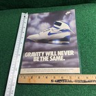 Vintage 1987 Nike Air Revolution Shoes Print Ad Gravity Will Never Be The Same