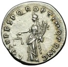 Trajan Ar Denarius Rome 103-111 Ad Optimo Princ Aequitas Standing Superb