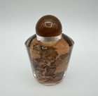 Chinese Reverse Painted Glass Snuff Bottle 4    Town Village Scene Vintage