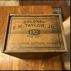 Eh Taylor Commemorative Wood Box Crate Only