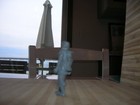 Marx 1953 Camp Indian Squaw With Papoose 60mm Playset Figure Toy Grey Rbr vinyl