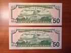 2013 Rare  50 Dallas K11  3  Matching Serial Number Pair Fr 2132-k   Gem Unc  