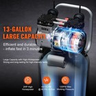 Uimoso 13 Gallon Air Compressor 2hp 4 6scfm 90psi Oil Free Air Compressor 125psi
