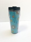 Starbucks 2005 Travel Tumbler 16oz Coffee Mug W  Lid 3d Peppermint Snowflakes